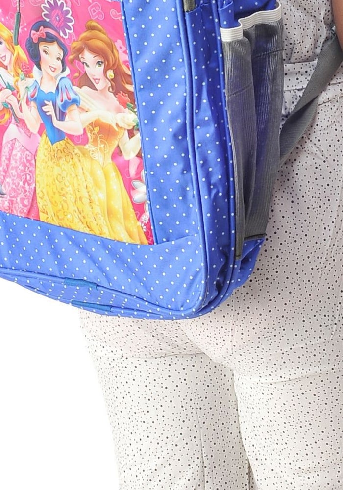 Abyq Cartoon Printed Blue Backpack for Kids - Image 3
